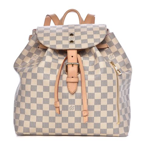 louis vuitton damier azur backpack.